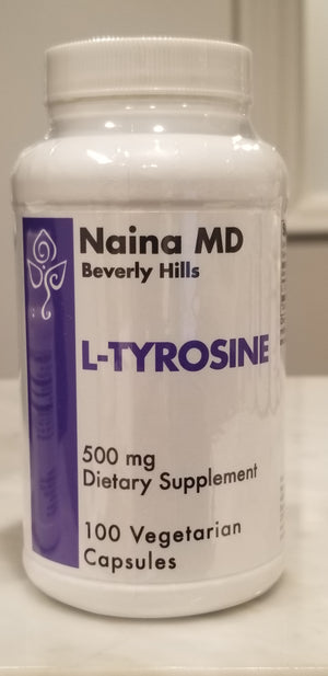 L-TYROSINE 500mg  100 capsules By NAINA MD
