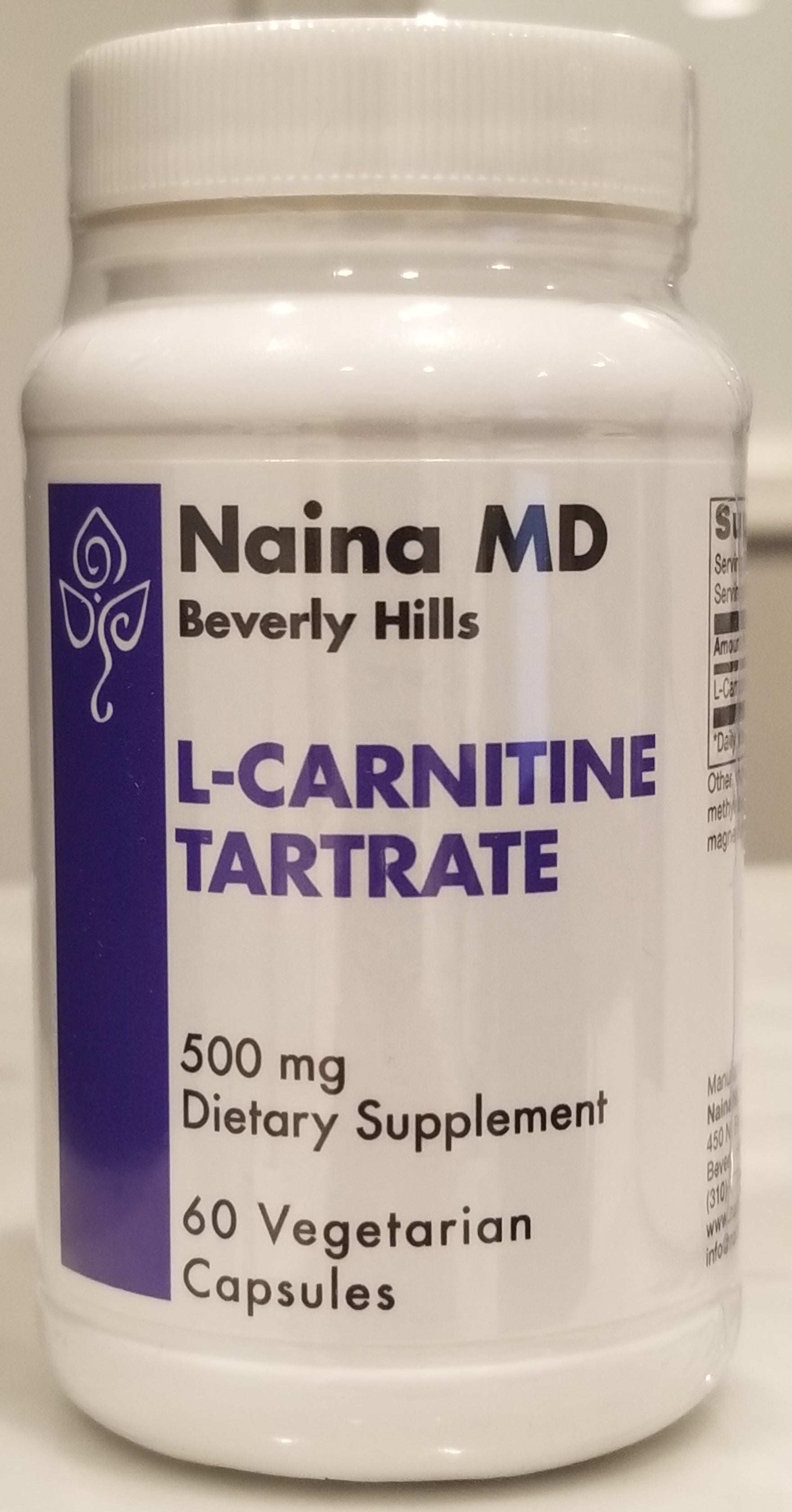 L-CARNITINE TARTRATE By NAINA MD NAINA MD BEVERLY HILLS L-CARNITINE TARTRATE By NAINA MD NAINA MD BEVERLY HILLS
